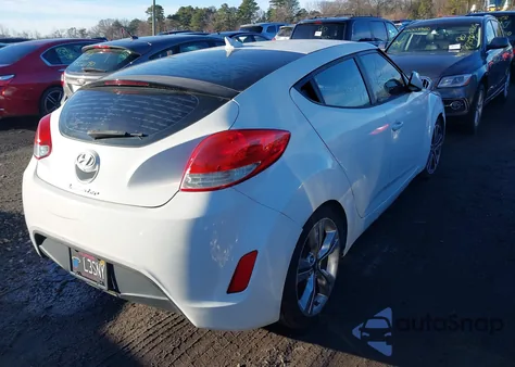 2017 Hyundai Veloster from USA, damaged, VIN KMHTC6AD8HU317081
